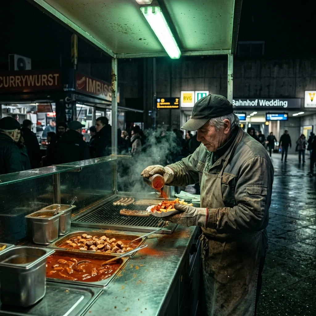 Late night street food at the station