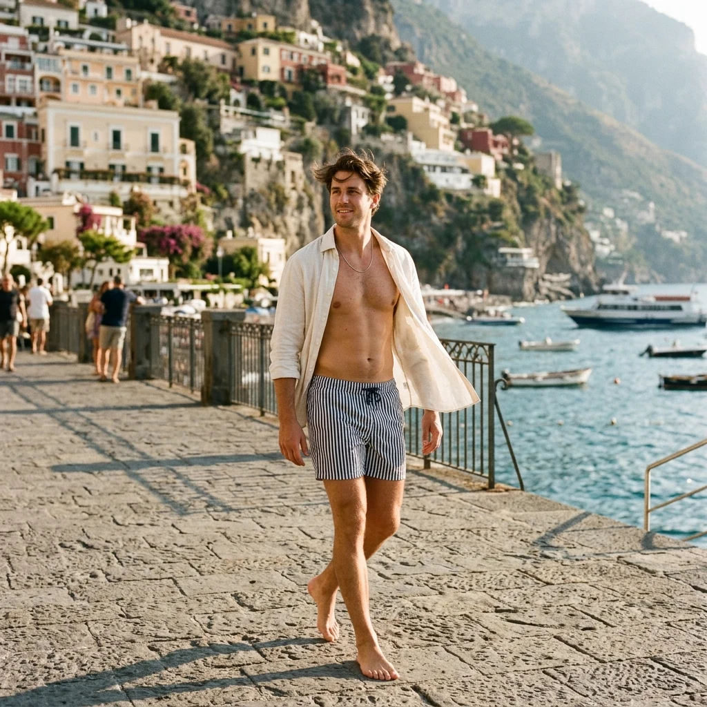 Lookbook, European Men's Swimwear