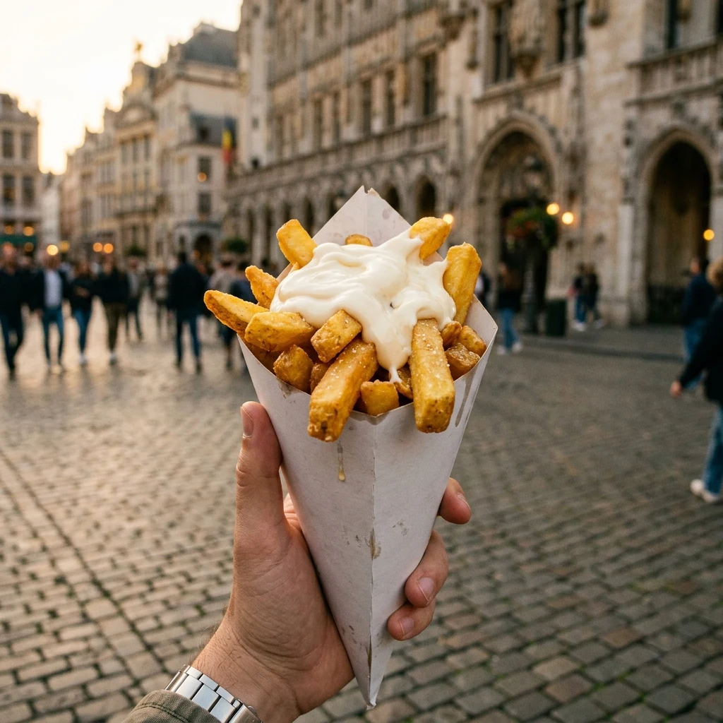 Streetfood: Belgische Friten in Brussels