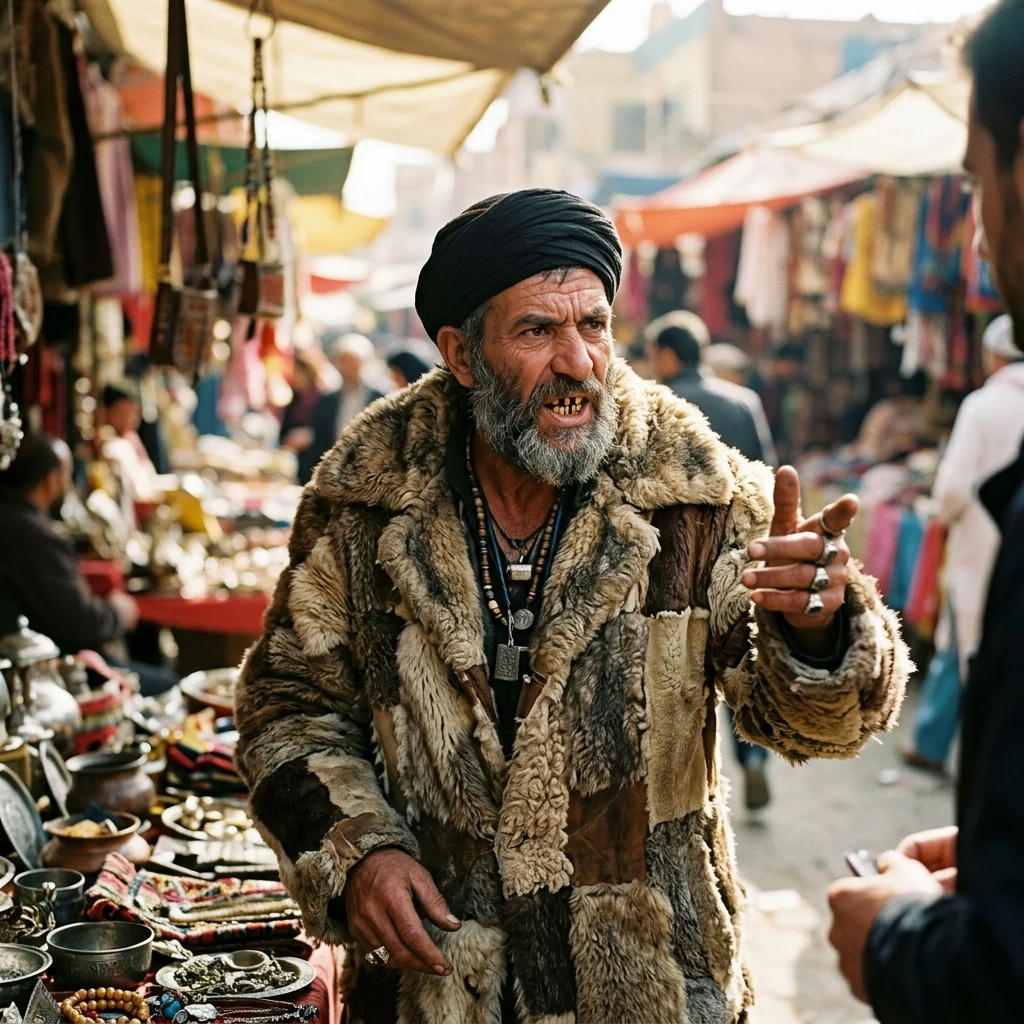 Merchant bargaining in a busy market