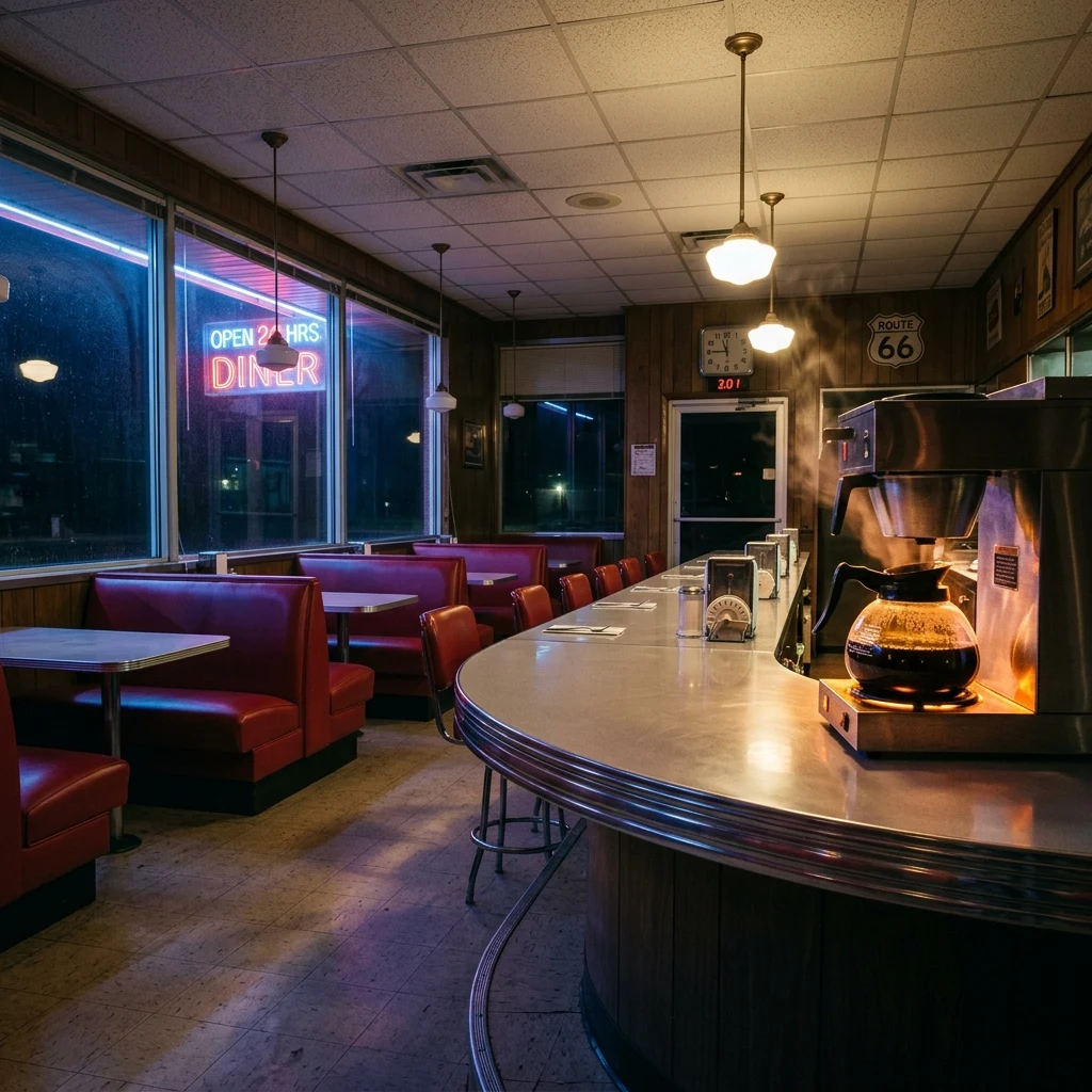 Midwest diner at 3am