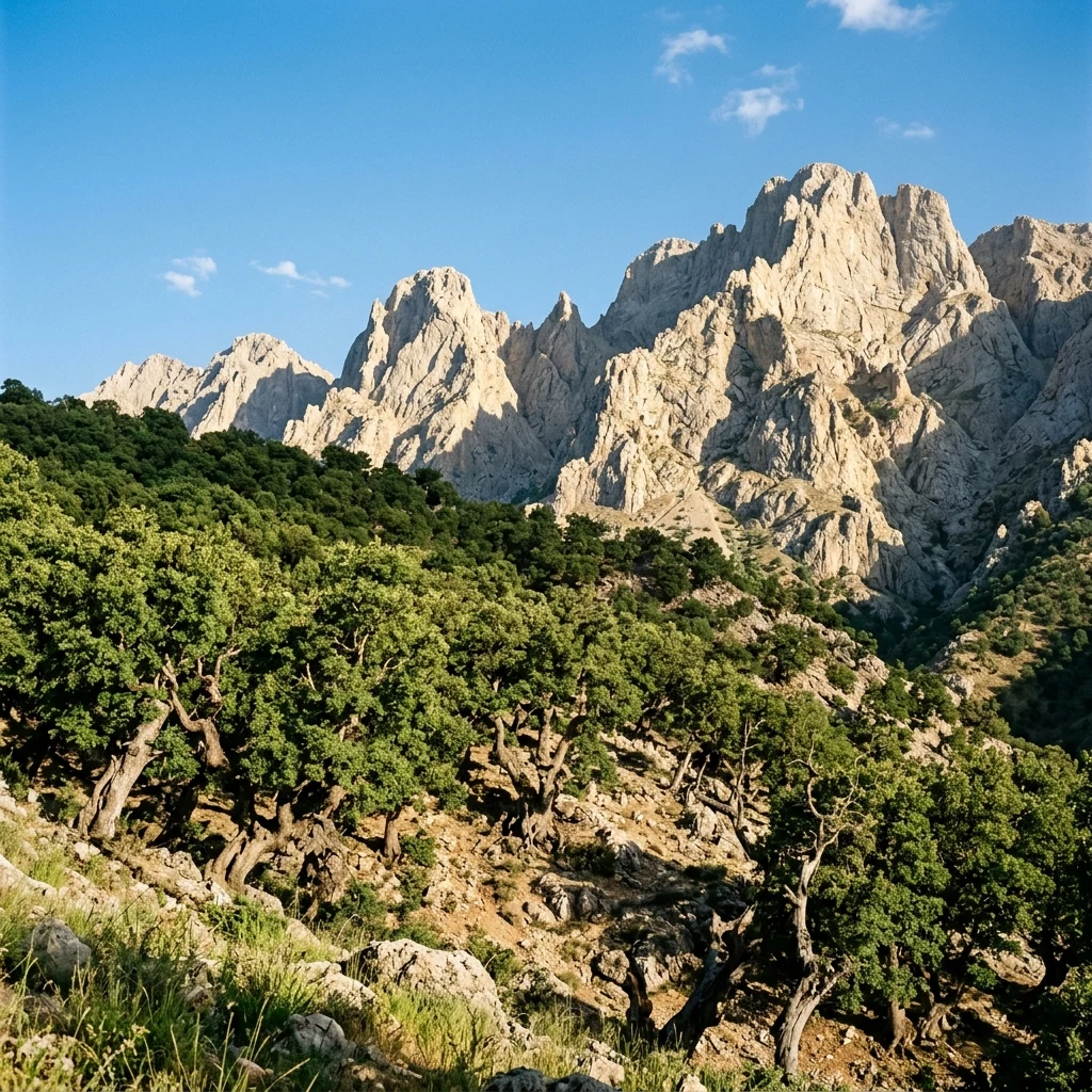 A high-altitude oak forest in the northern Zagros