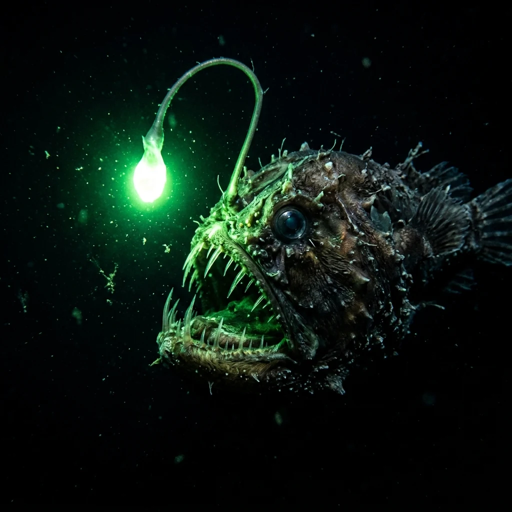 Deep sea bioluminescence