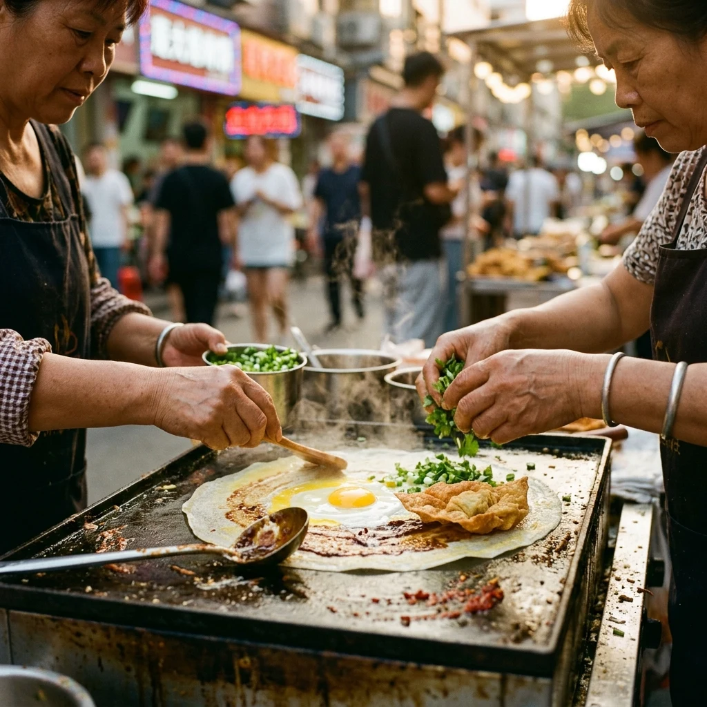 Streetfood: Jianbing in Shanghai