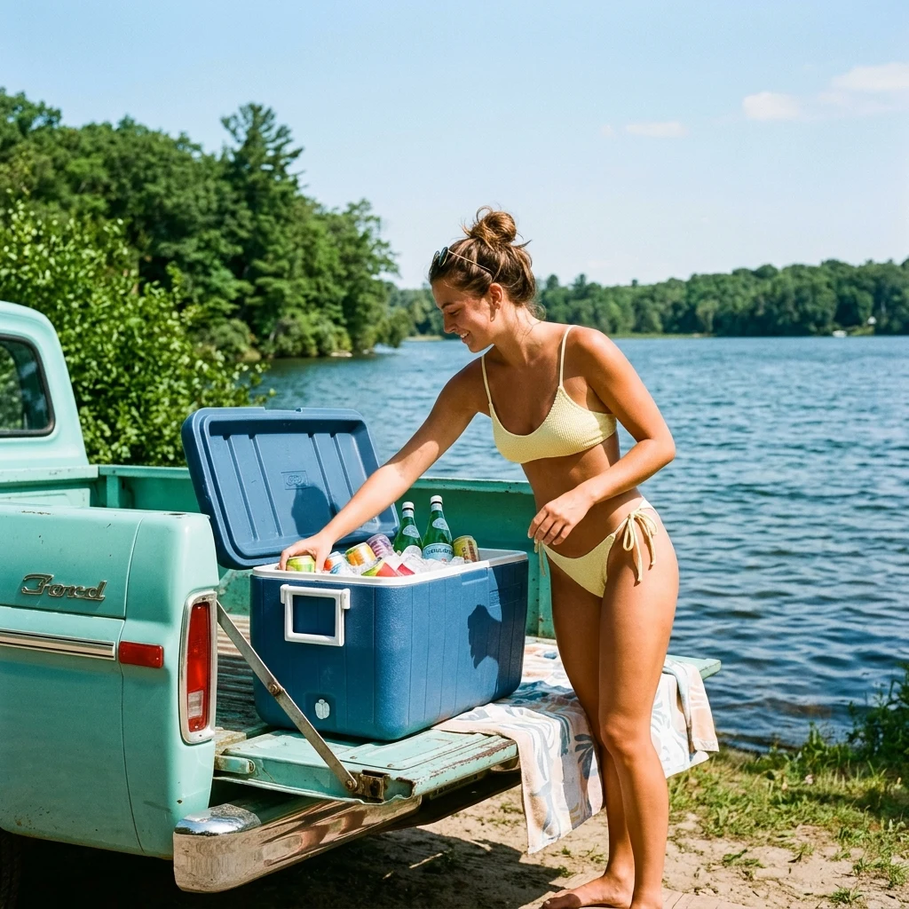 Summer day at the lake