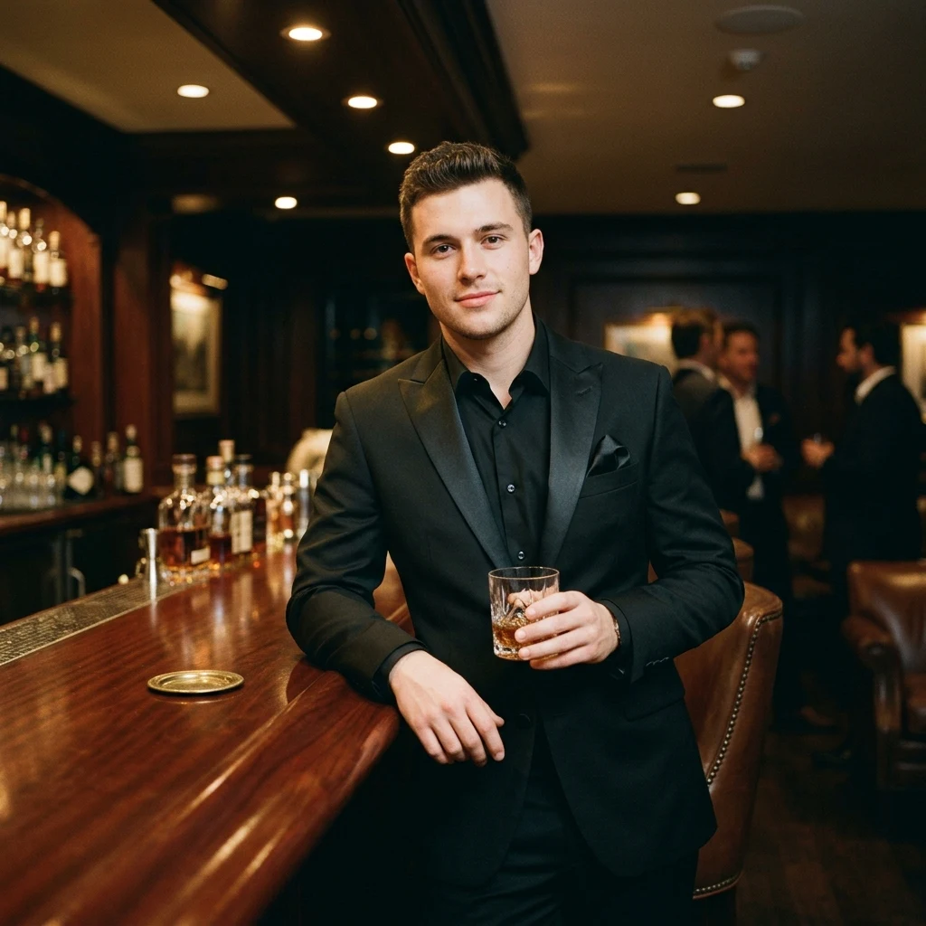 Sophisticated evening in a private lounge