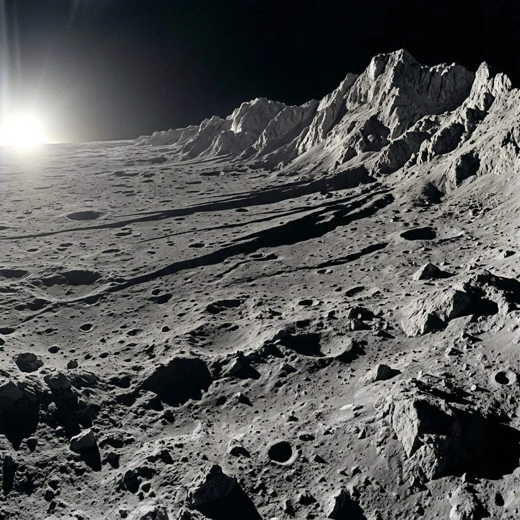 Epic alien landscape of Astraea Ridge on Ceres