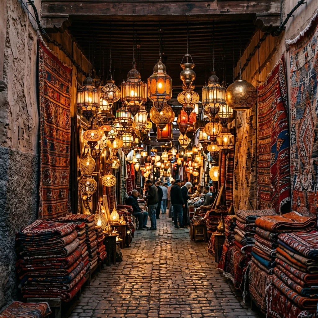 The chaotic labyrinth of the Grand Bazaar in Istanbul