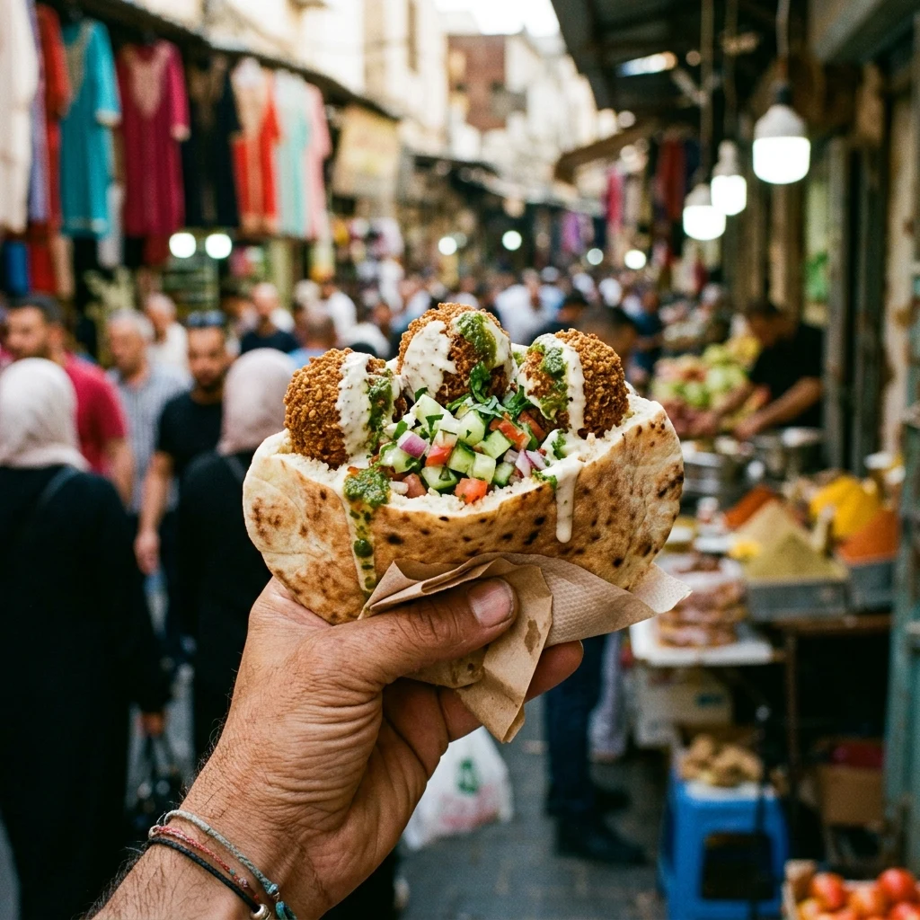 Streetfood: Falafel Pita in Tel Aviv