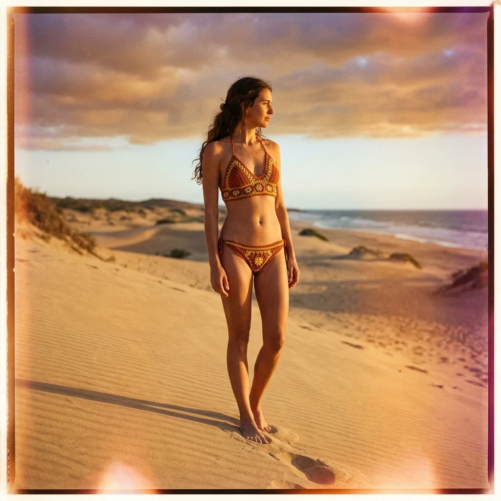 Summer day at the coastal sand dunes