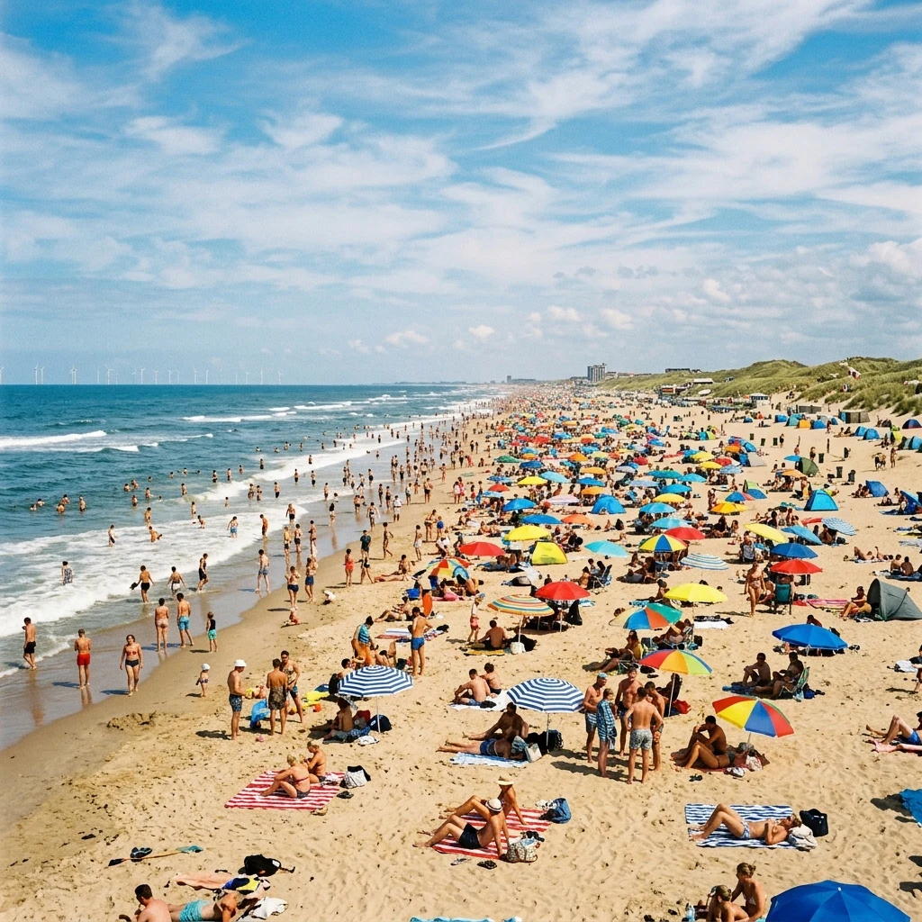 A lively afternoon at Zandvoort Beach