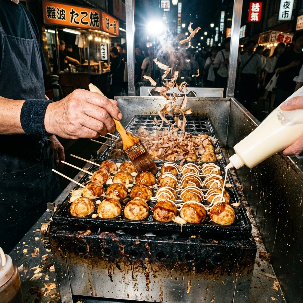 Streetfood: Takoyaki in Osaka