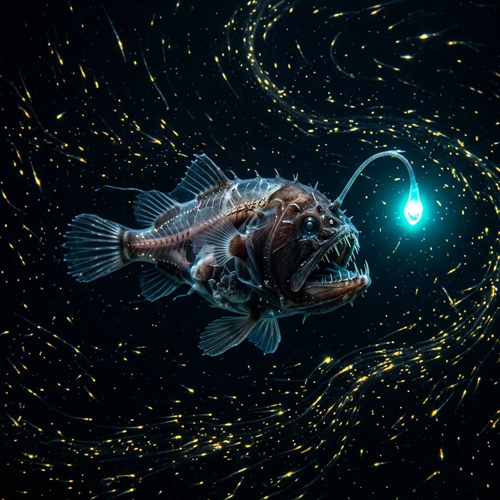 Deep sea bioluminescence