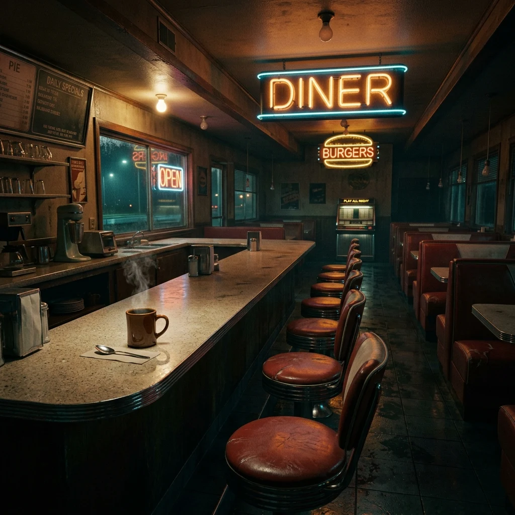 Midwest diner at 3am
