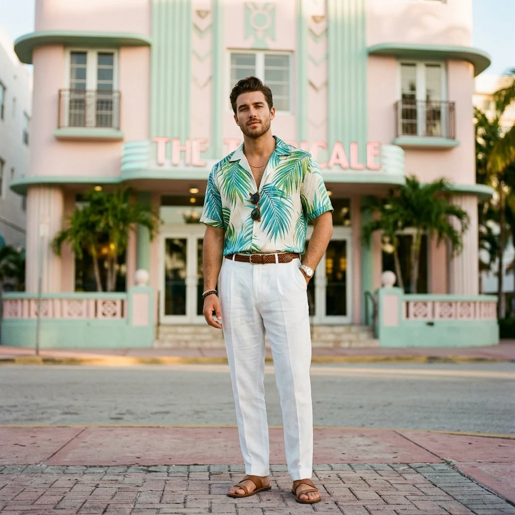 Summer style in front of art deco