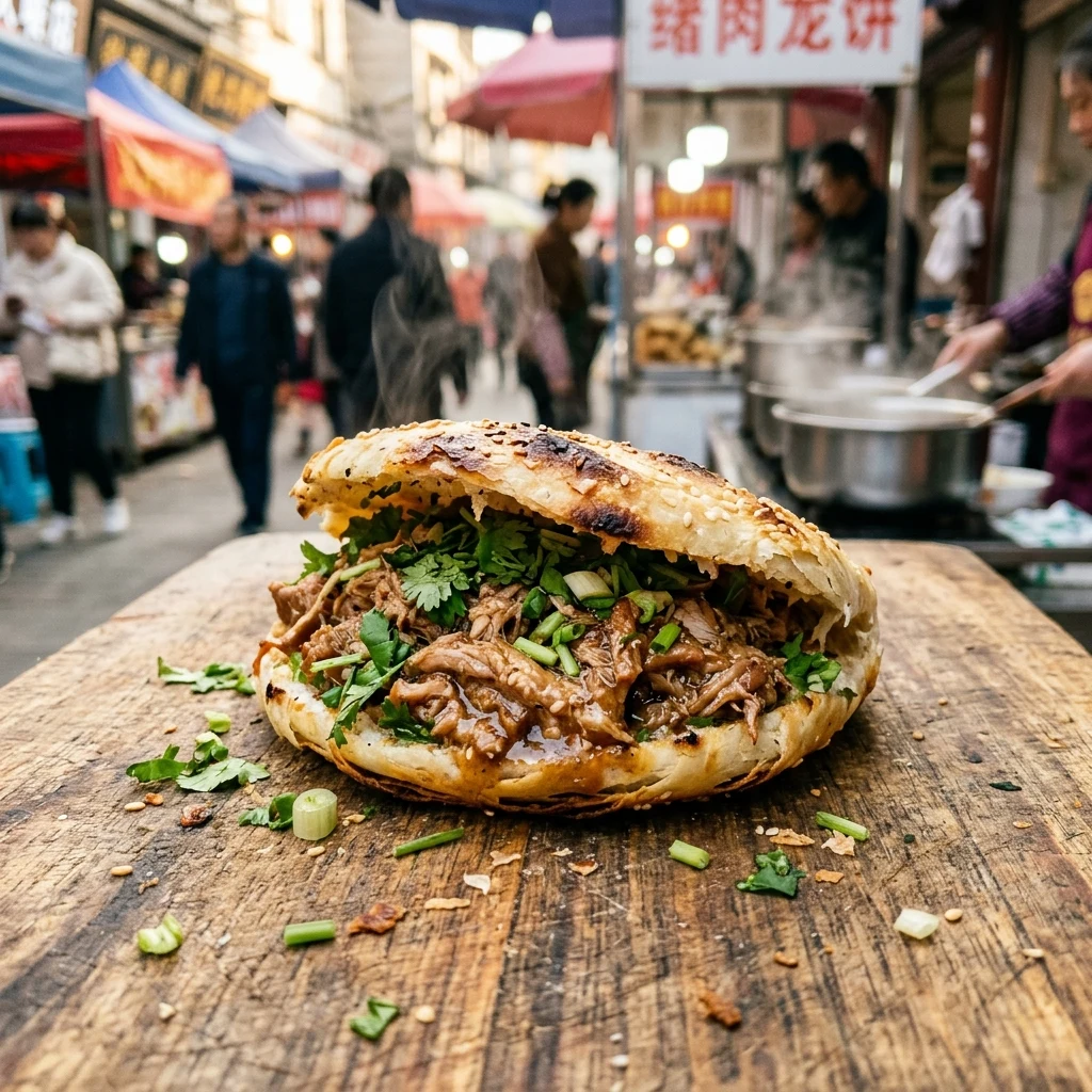 Streetfood: Roujiamo in Xi'an