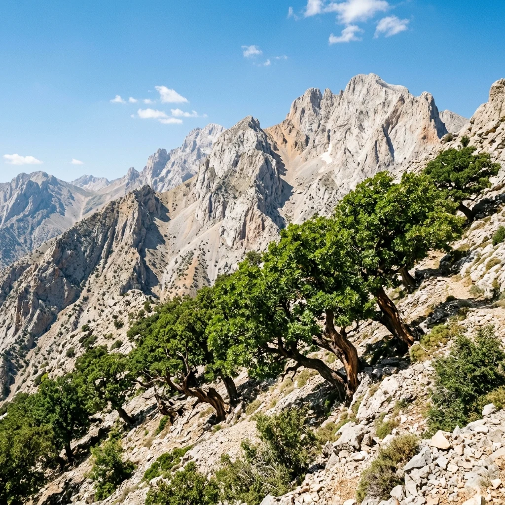 A high-altitude oak forest in the northern Zagros