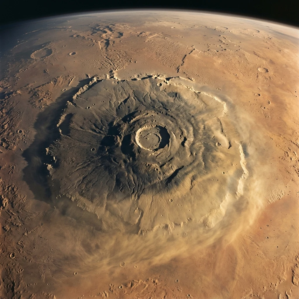 An orbital photograph of the smooth