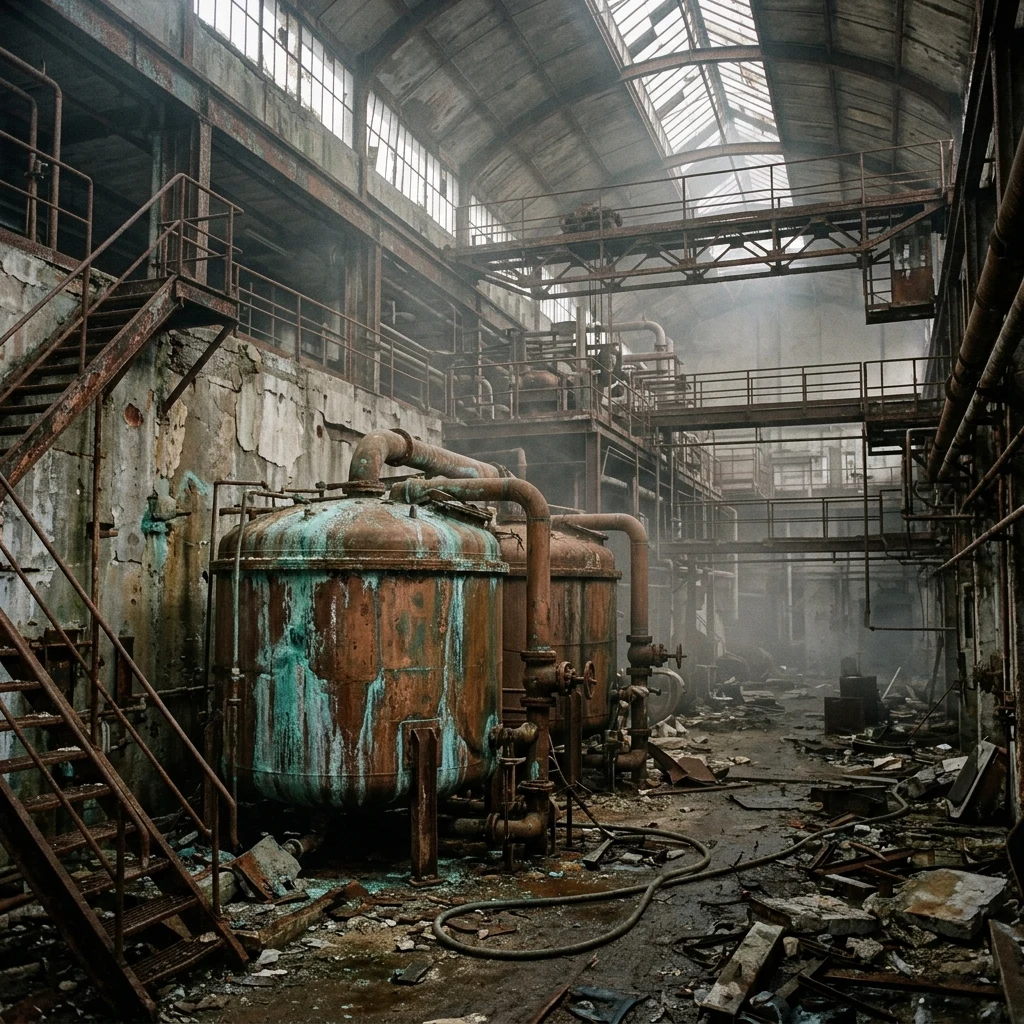 A decay-ridden chemical processing facility