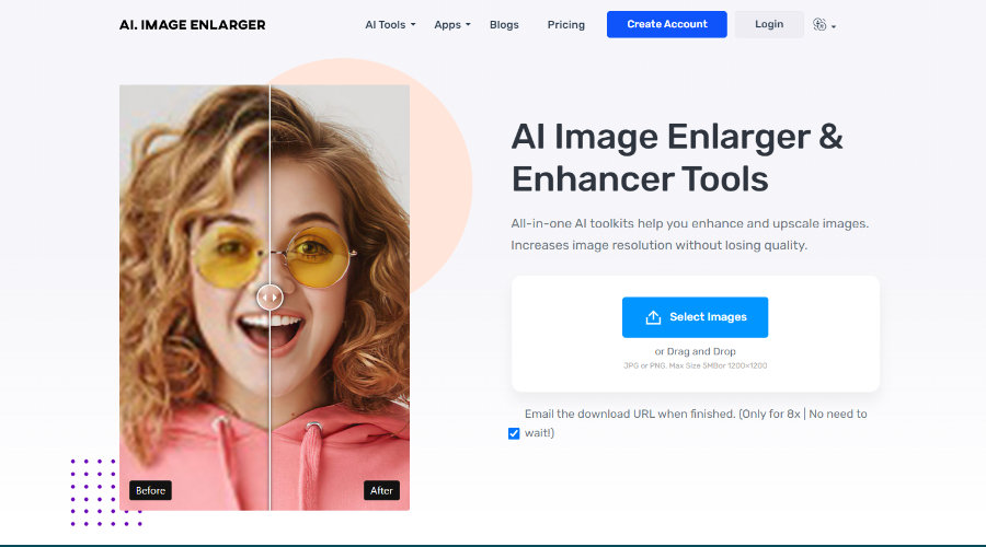 AI Image Enlarger