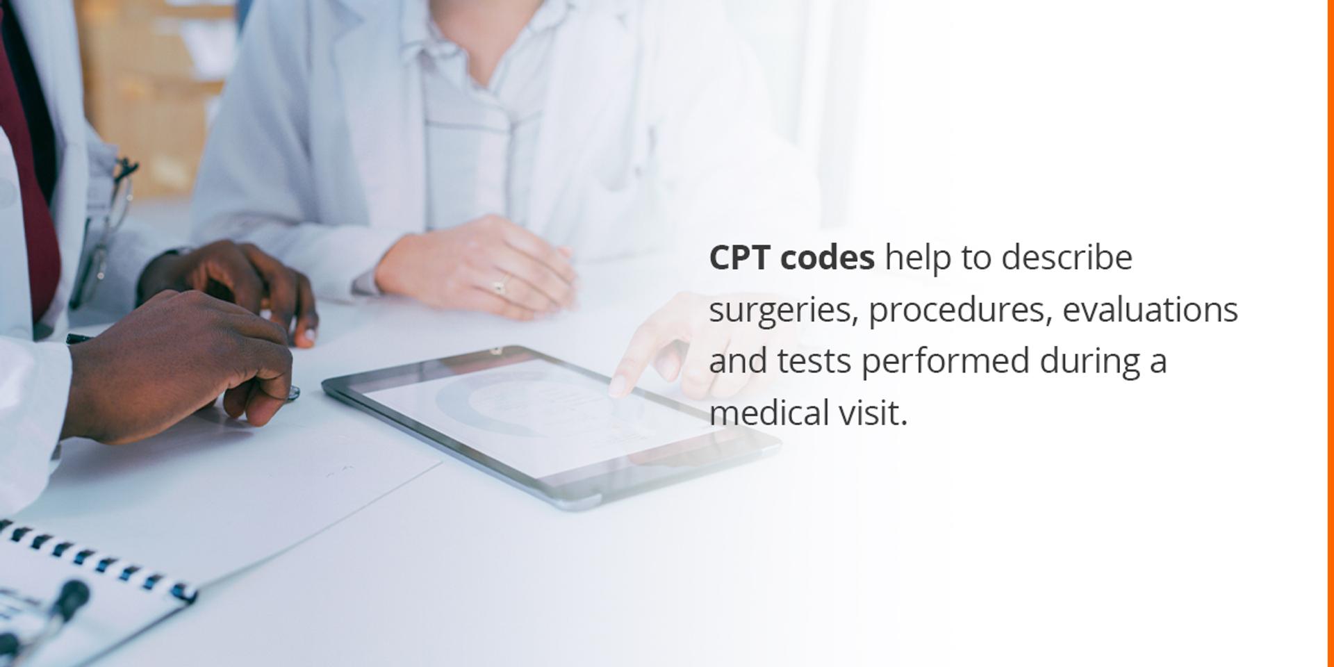 CPT Procedure Codes CPT Codes Chart