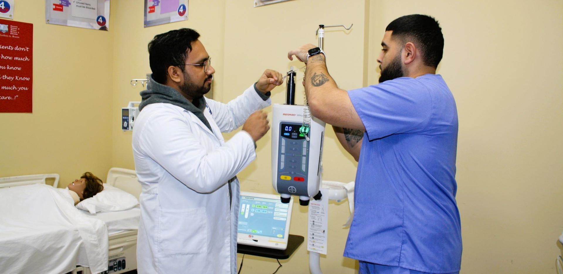 MRI Instructor and Student Hands-on Training MRI Injection System