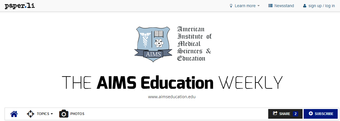 AIMS Education Paper.li