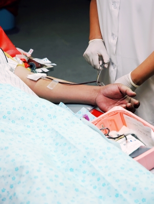 donating blood