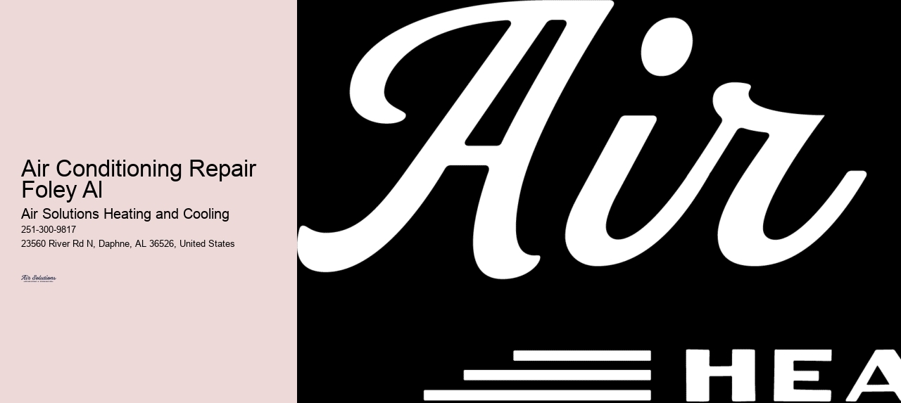 Air Conditioning Repair Foley Al