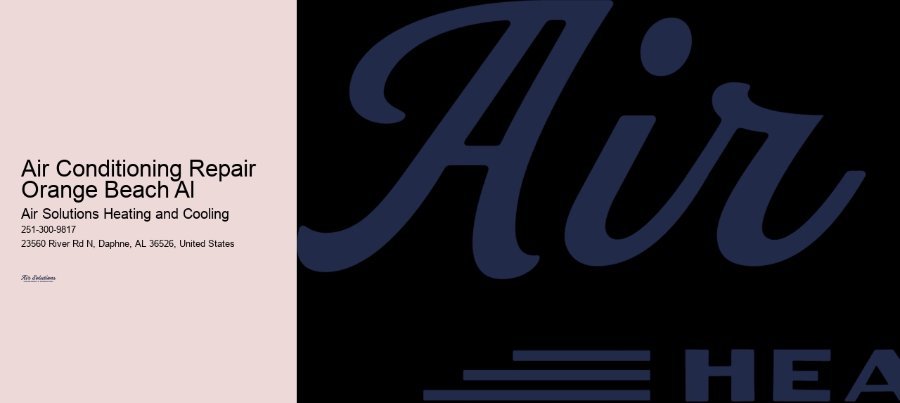 Air Conditioning Repair Orange Beach Al