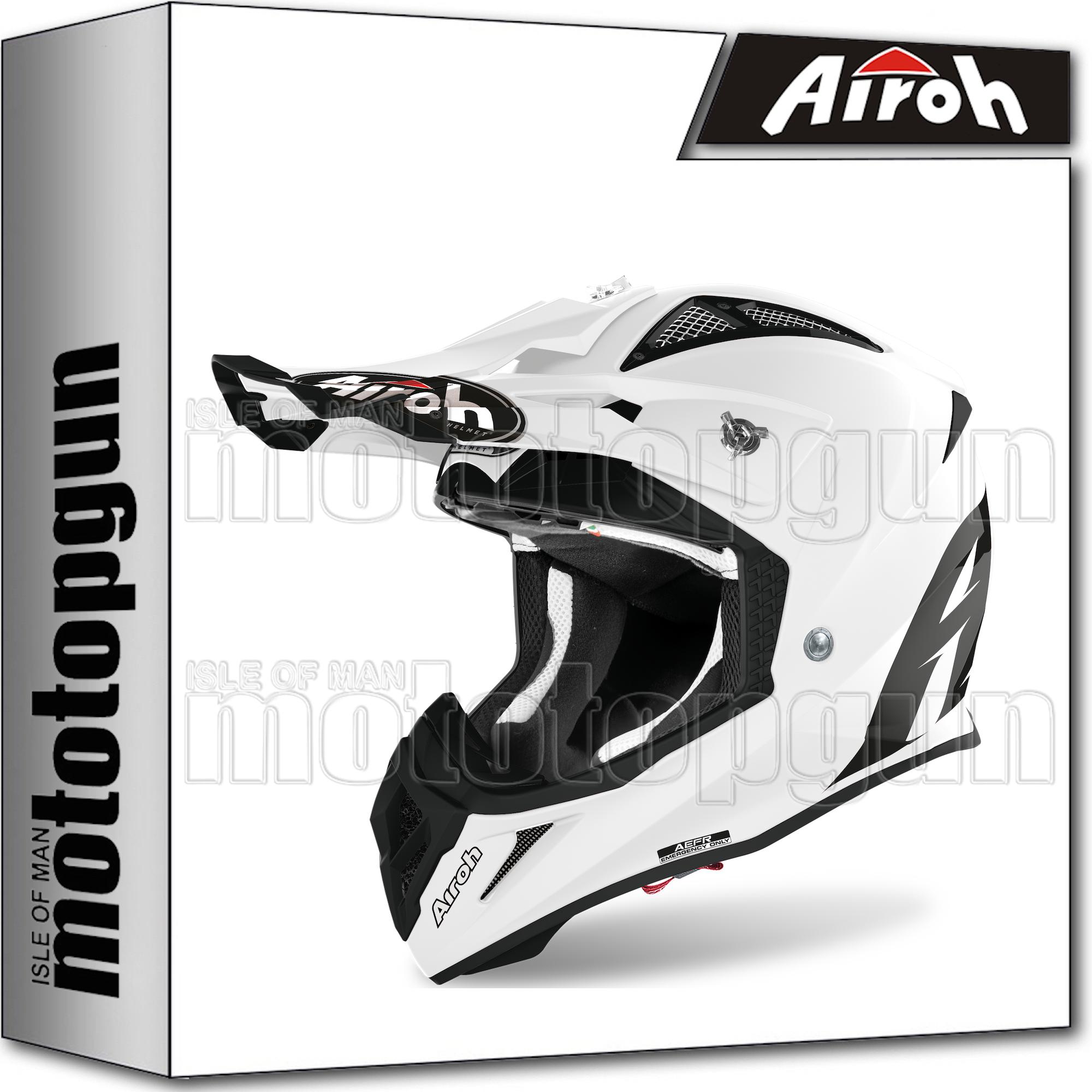 AIROH CASQUE MOTO AVA14 AVIATOR ACE COLOR BLANC GLOSS XL