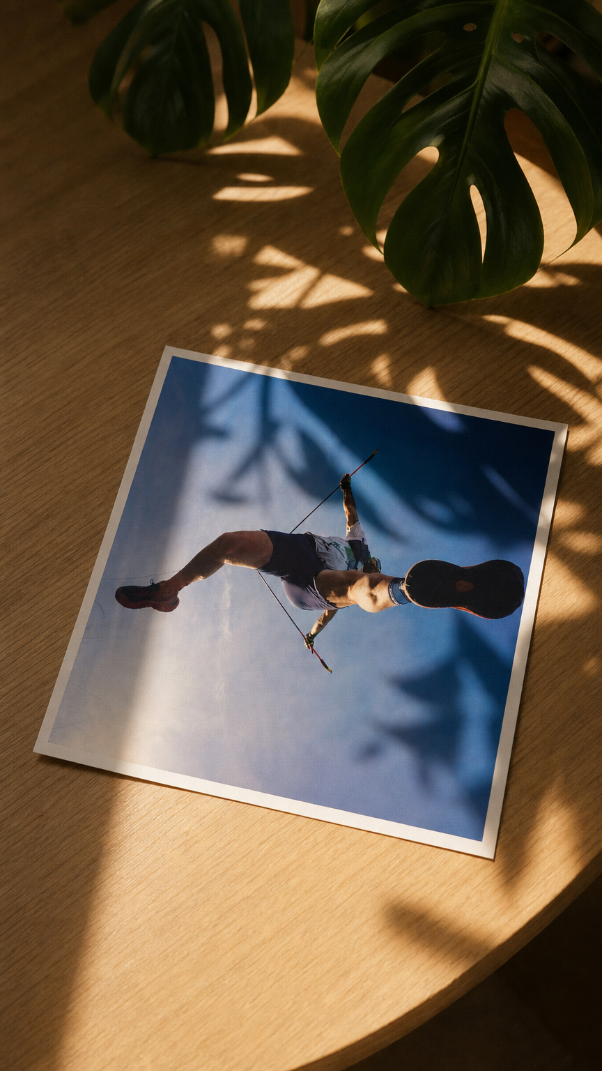 AI product shot of Michele Evangelisti | On Your Legs