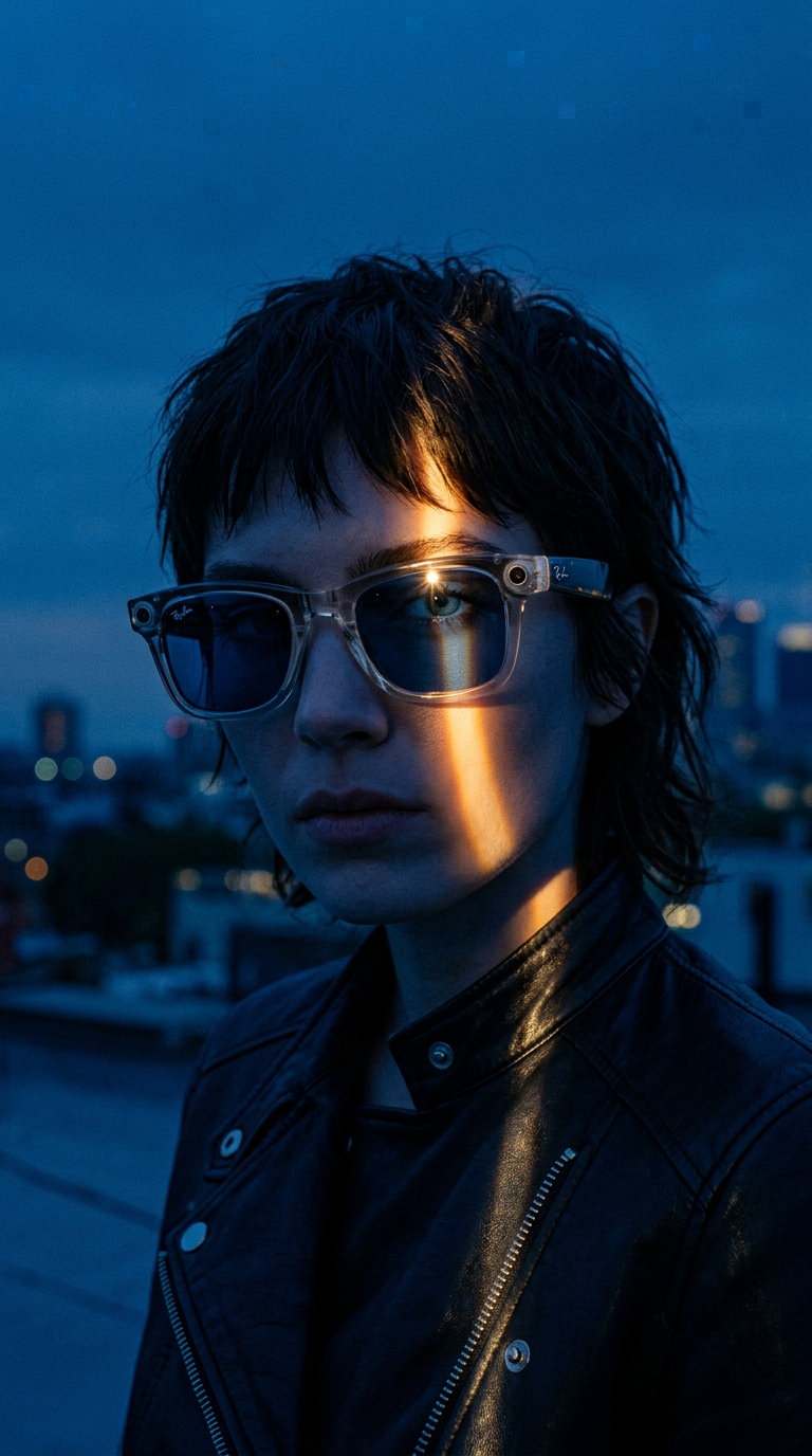 AI product shot of RAY-BAN META WAYFARER - GEN 2