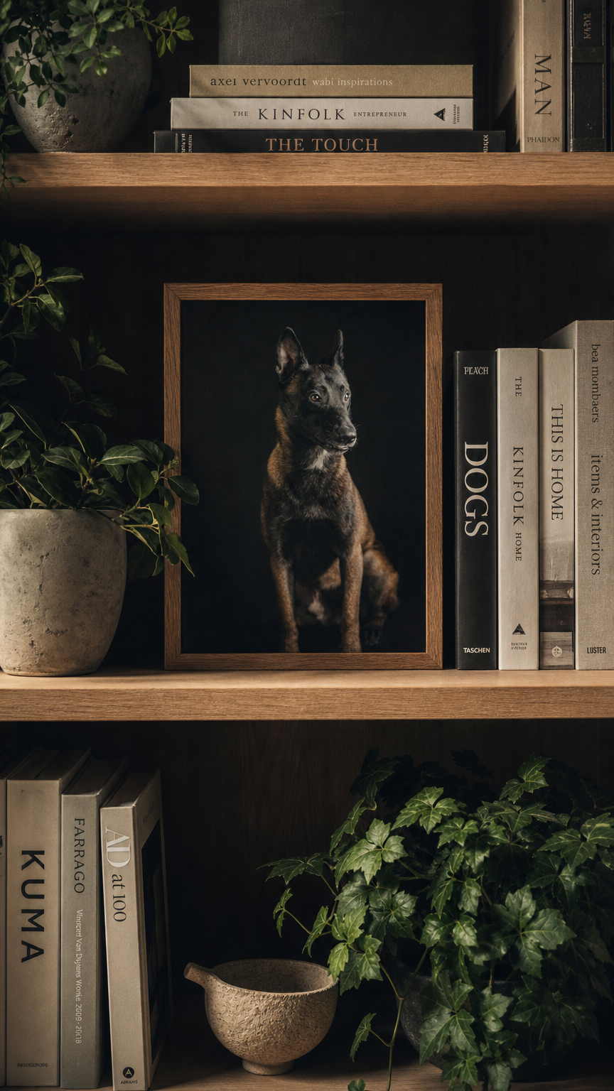 AI product shot of Belgian Malinois Pictures