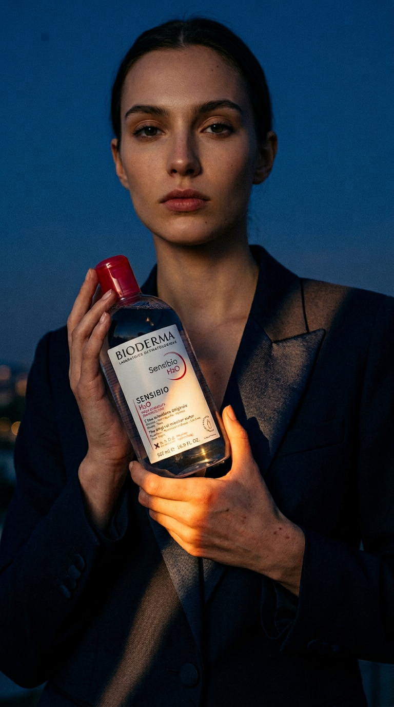 AI product shot of Bioderma Sensibio H20, 500ml