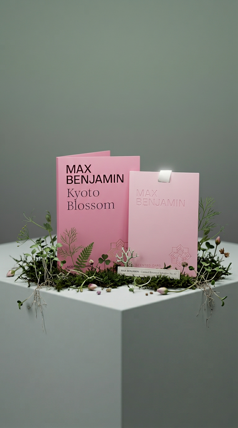 AI product shot of KYOTO BLOSSOM Scented Card
