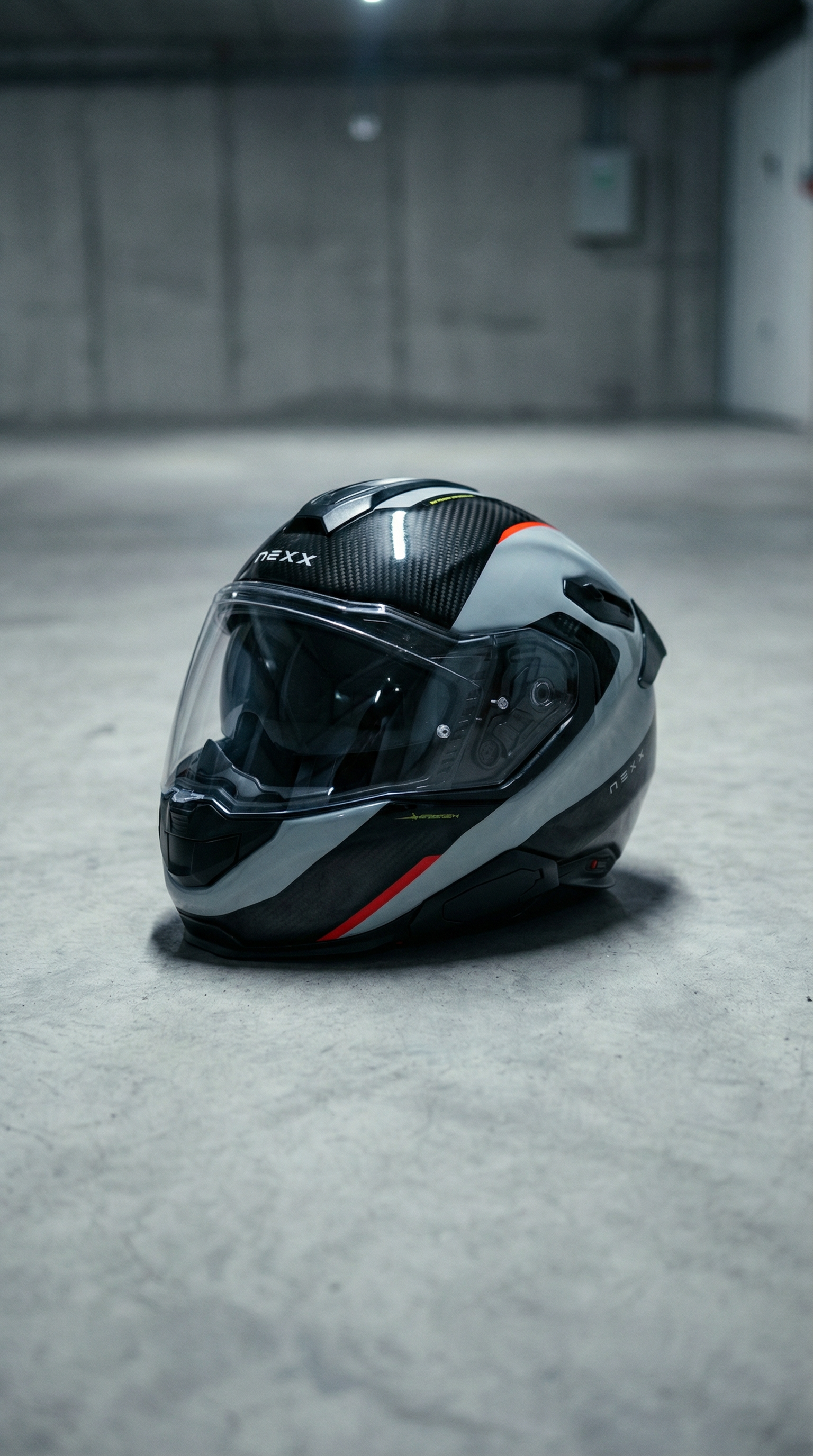 AI product shot of X.TR (RUSH CARBON GREY.RED)