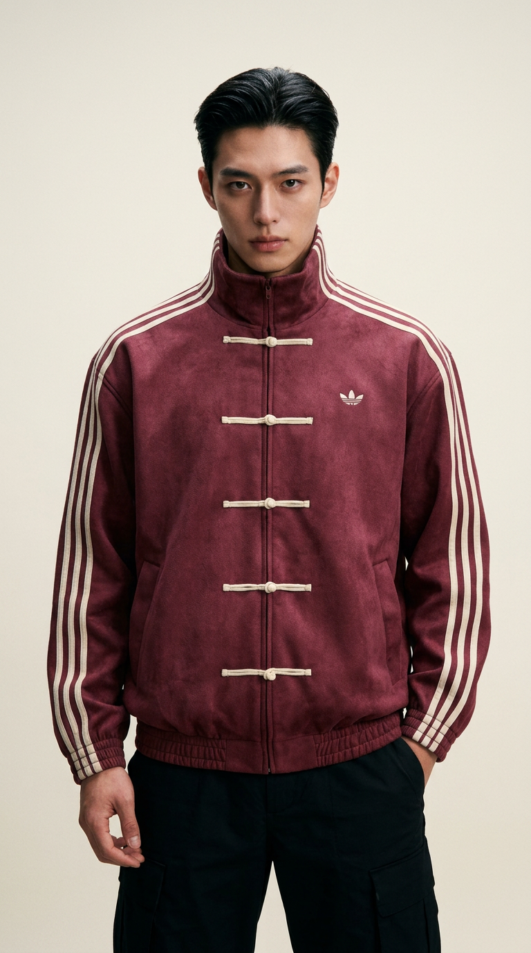 AI product shot of Adidas Originals Trendy High Street Chinese Tank top 2026