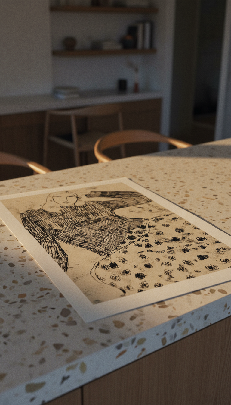 AI product shot of Leaning Woman