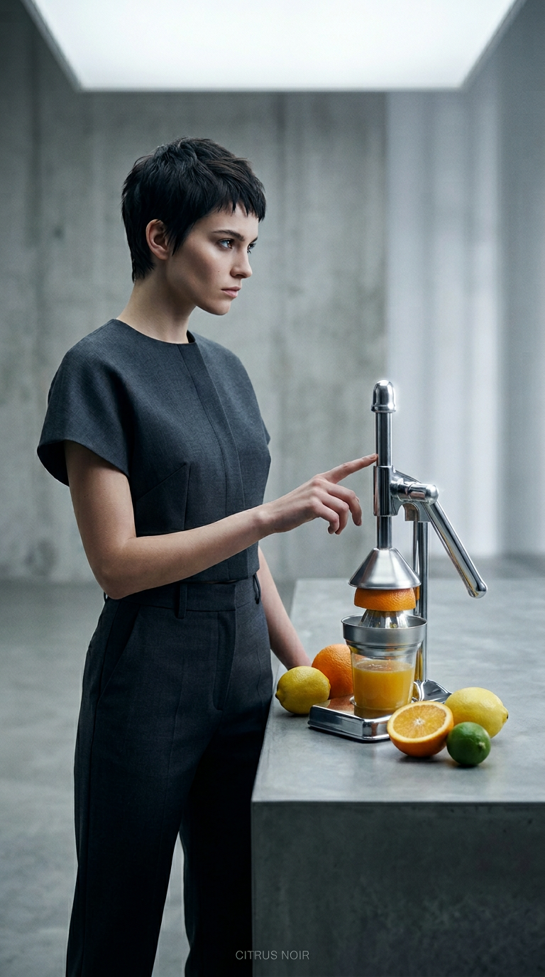 AI product shot of Manuel Juicepresser - Masterclass