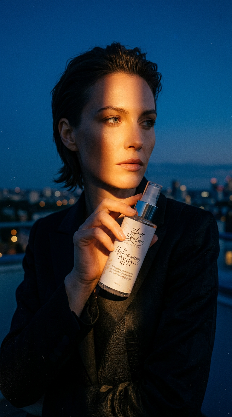 AI product shot of Anti-Ageing Toning Mist