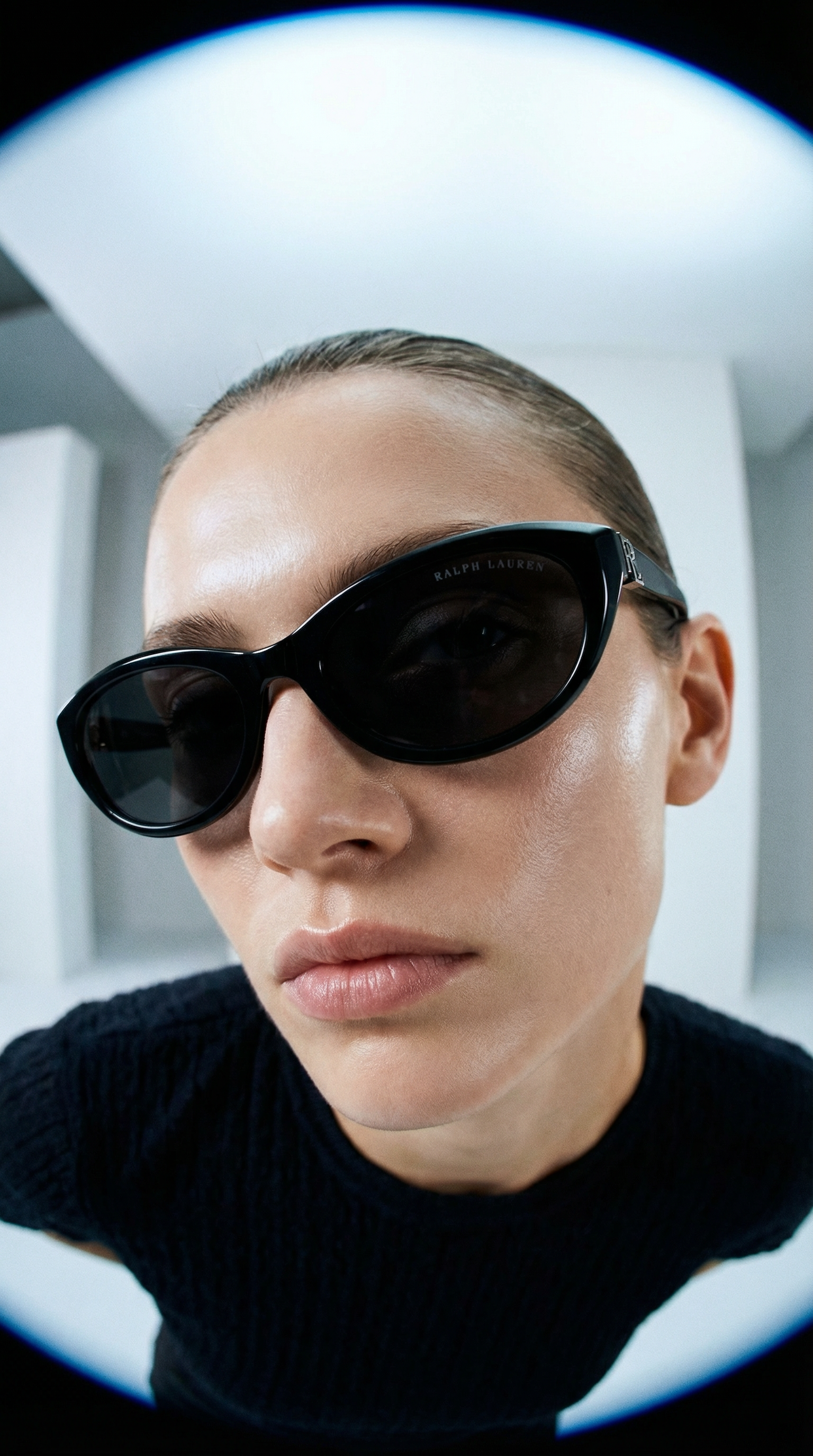 AI product shot of RL Oval Sunglasses