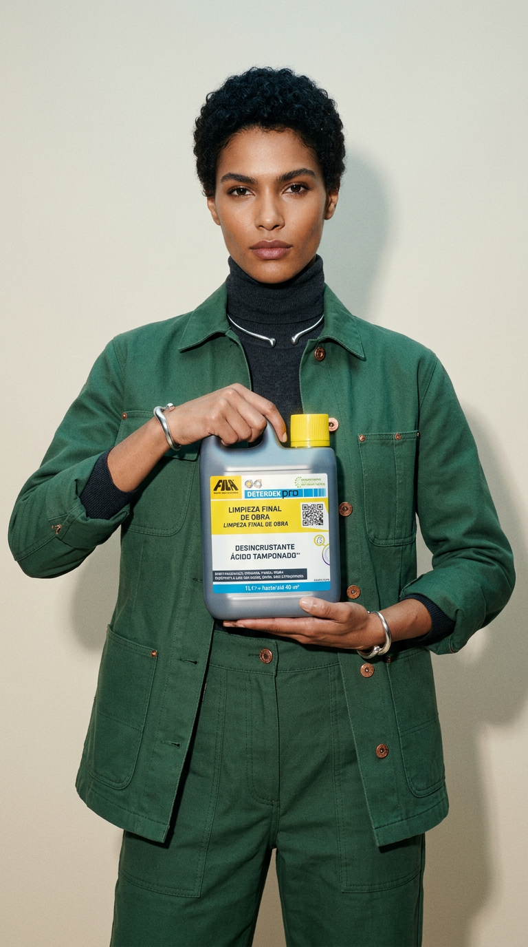 AI product shot of Desincrustante ácido Fila Deterdek PRO garrafa 1 Litro