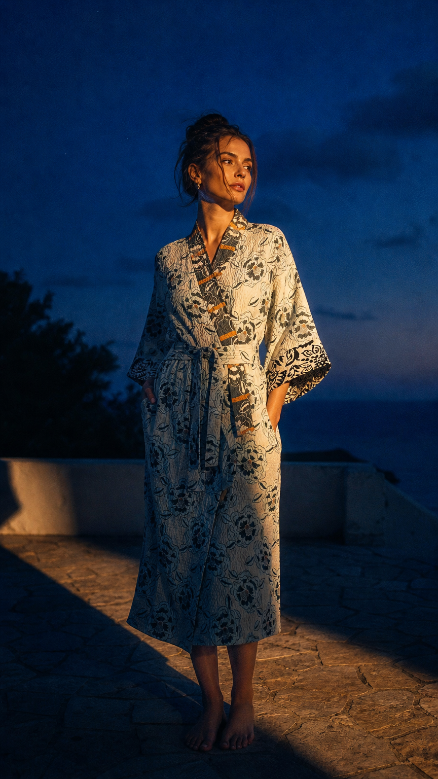 AI product shot of Kimono