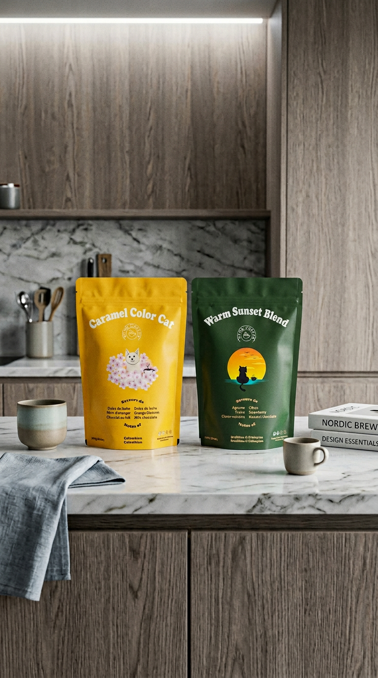AI product shot of Golden Sunset Bundle