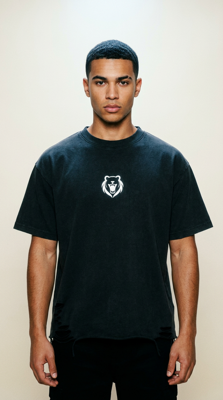 AI product shot of Acid washed Pump Disguise