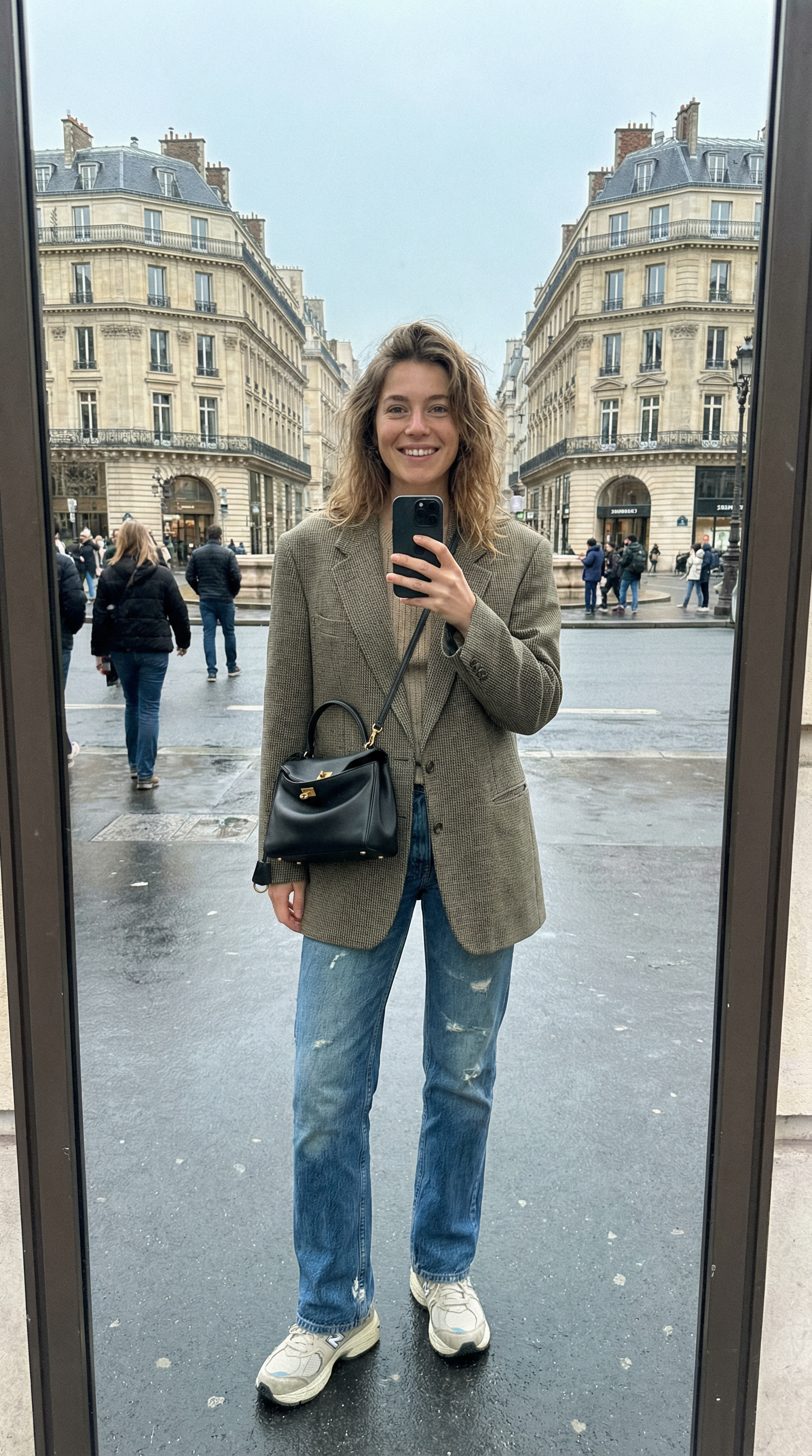 AI product shot of Women's Rodeo Handbag Mini in Black