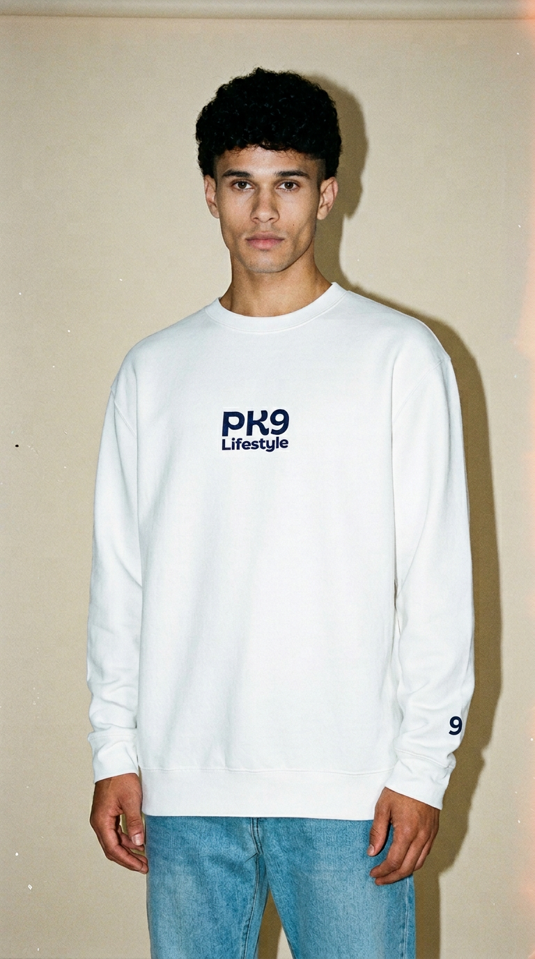 AI product shot of Sweat PK9 “Ace Doudou” – Édition Signature Stéphane