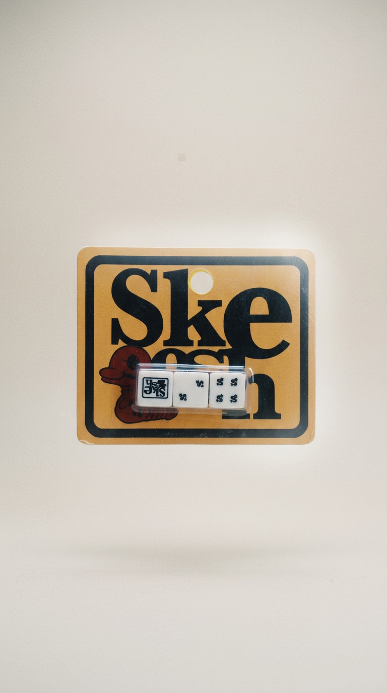 AI product shot of Skeesh Dice