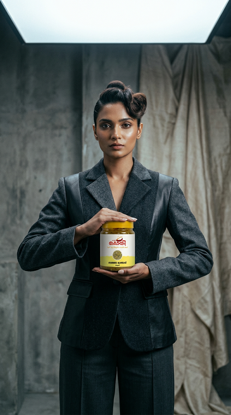 AI product shot of Lemon Kanthari Pickle– 500g